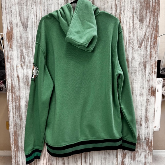 NBA Mens‎ Boston Celtics Green Sweatshirt Hoodie Pullover XL Front Pocket - Picture 5 of 12